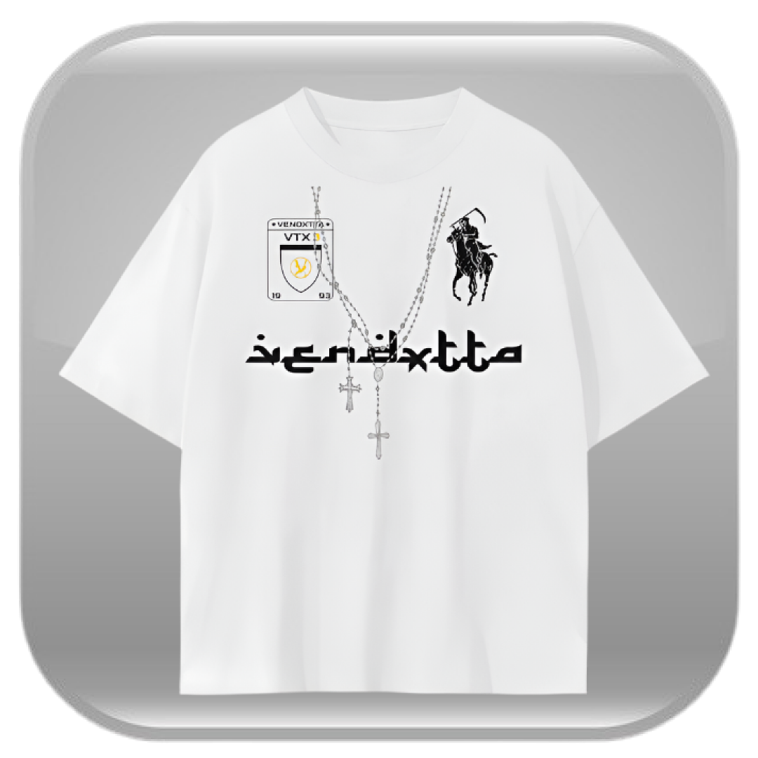 Rosary T-Shirt - White
