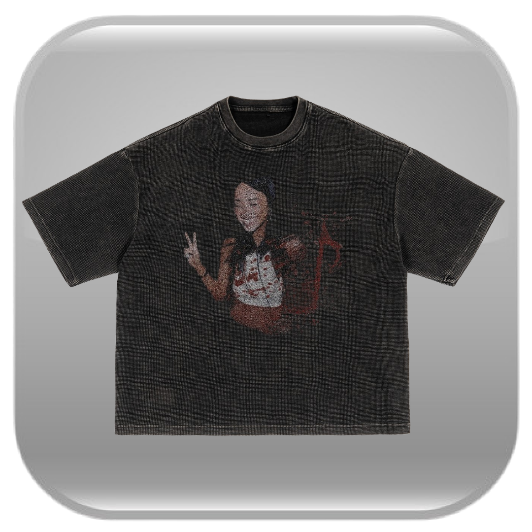 Mixtape Muse T-Shirt - Washed Black