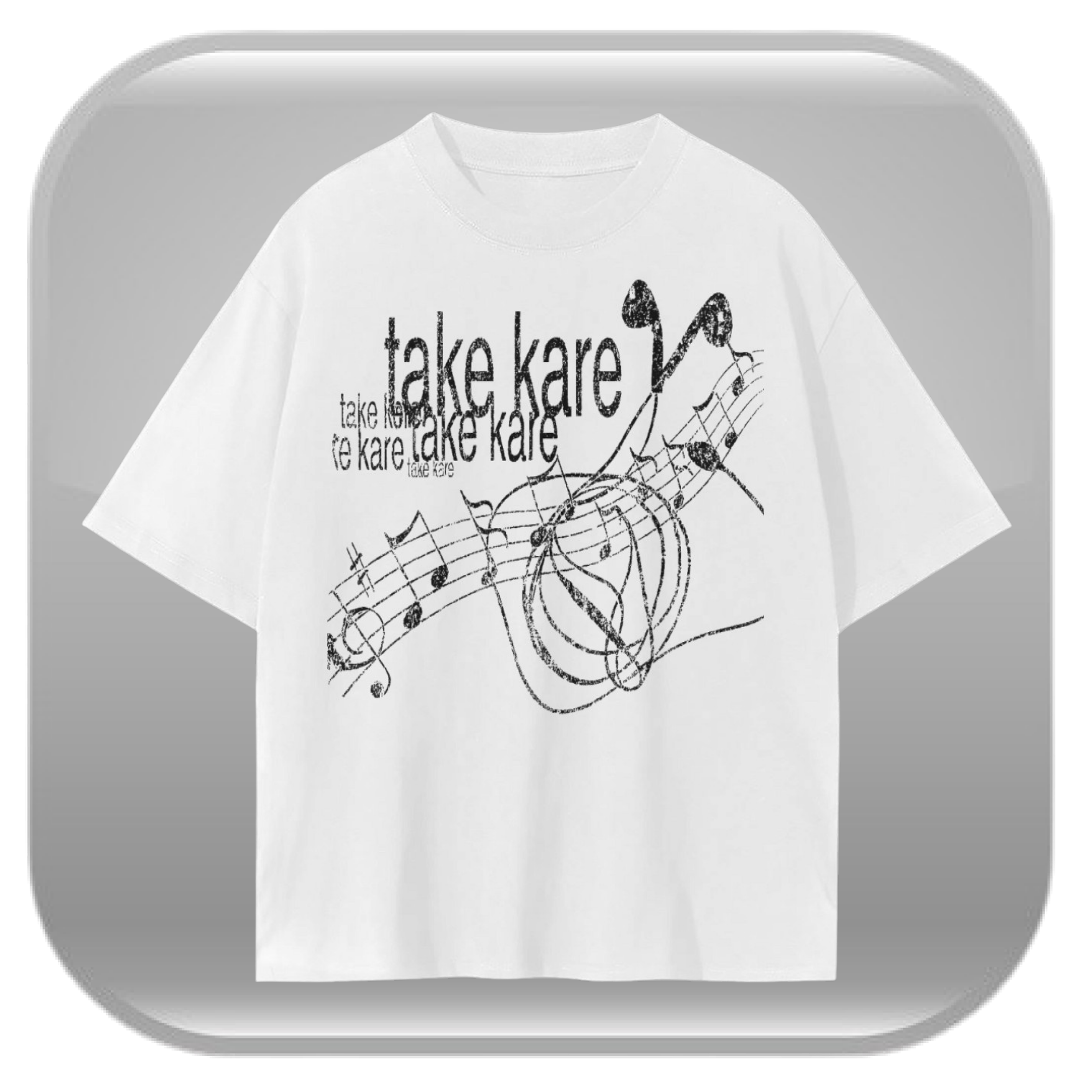 Take Kare T-Shirt - White