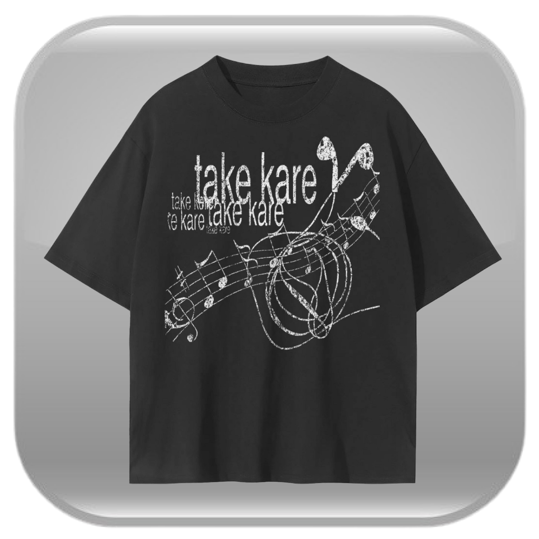 Take Kare T-Shirt - Black