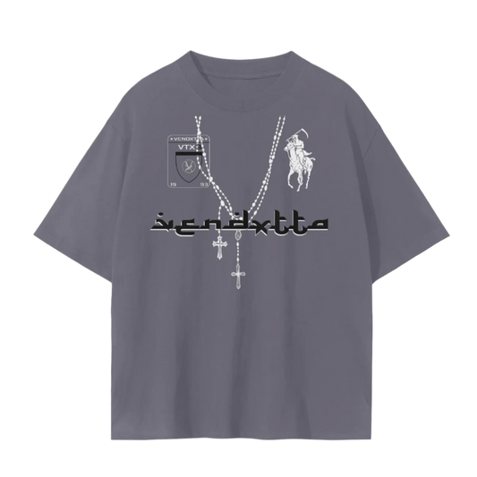 Rosary T-Shirt - Lava Smoke