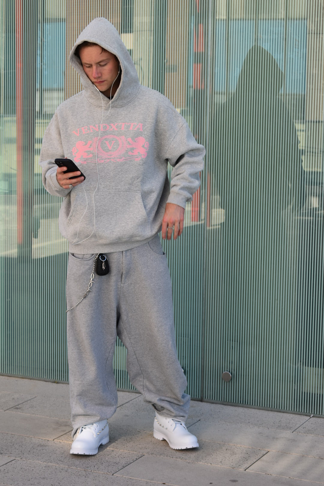 Vendxtta U Hoodie - Grey