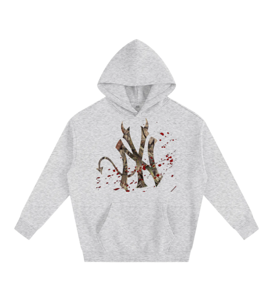 NY Devil Hoodie - Grey