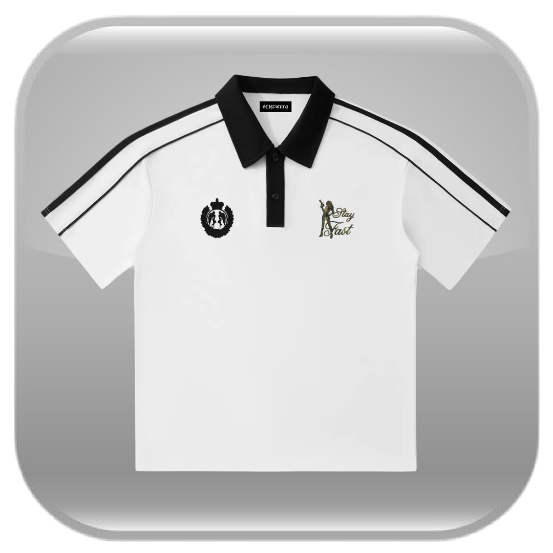 Stay Fast Polo - White