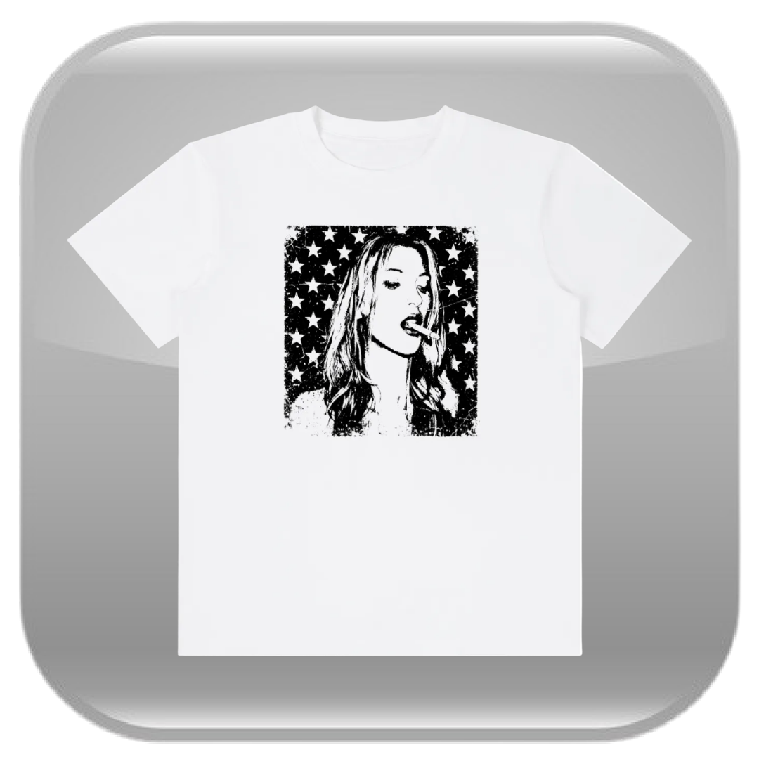 Ms. Moss T-Shirt - White