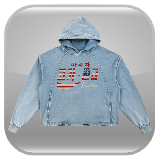 Phantom Crest Hoodie - Faded Blue