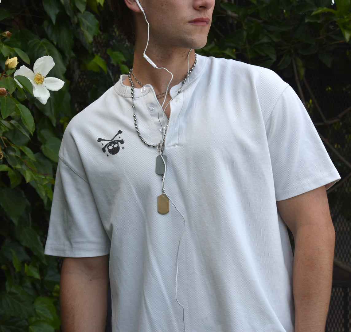Silent Core Henley - White