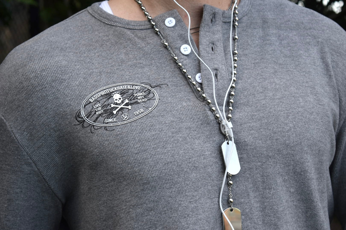 Riot Thermal Henley - Grey