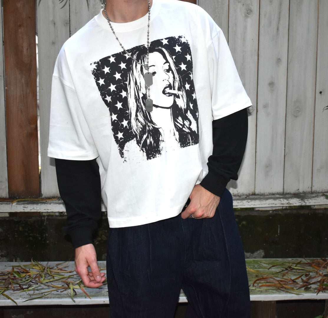 Ms. Moss Layered Long Sleeve - Multi