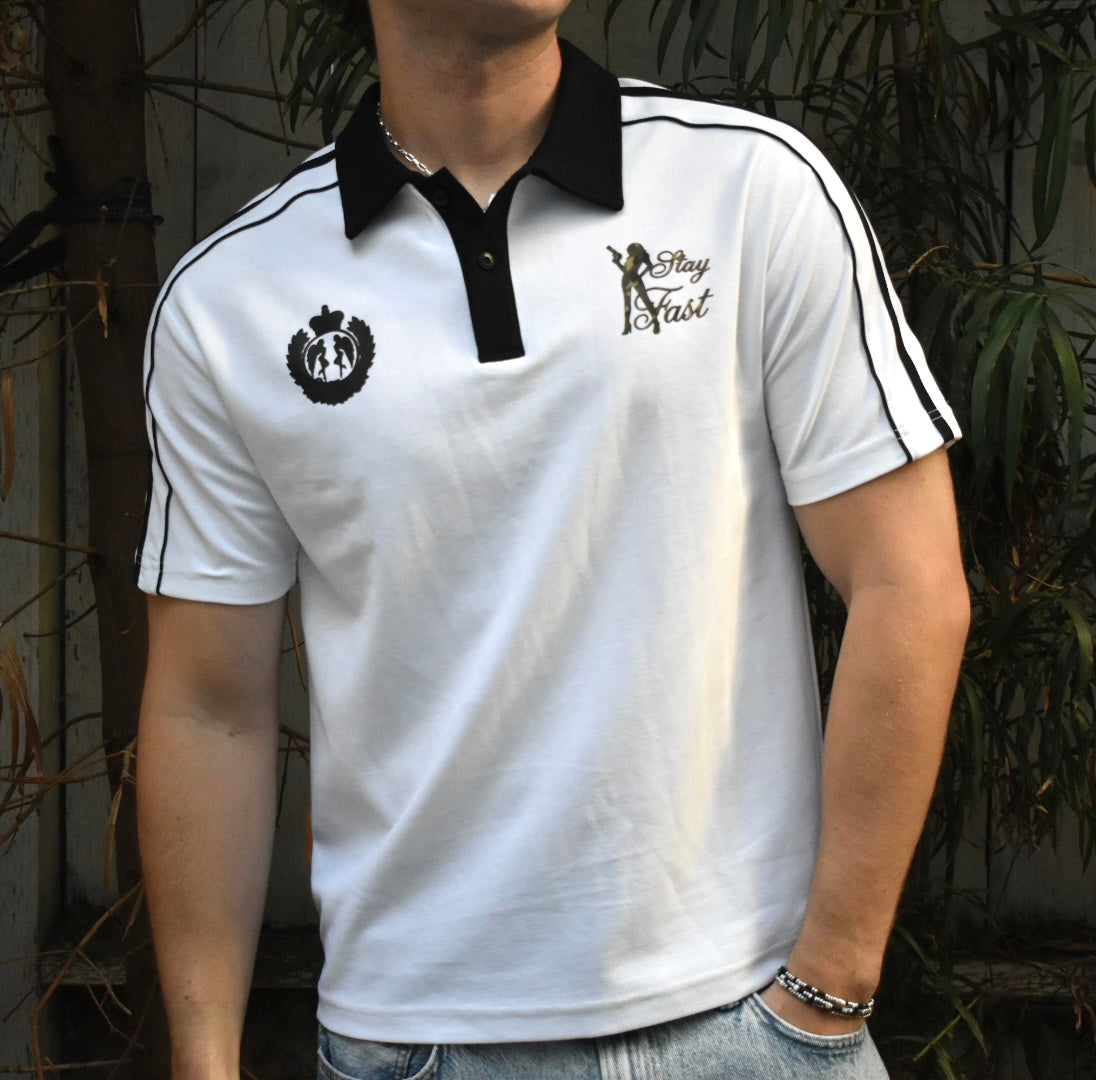 Stay Fast Polo - White