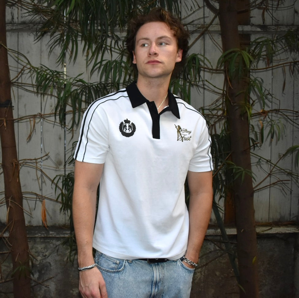 Stay Fast Polo - White