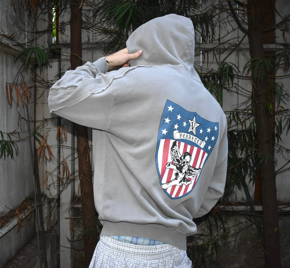 Saintless Zip - Faded Grey